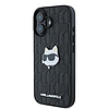 Karl Lagerfeld Monogram Choupette fejcsap - iPhone 16 tok fekete (KLHCP16SPGKLCHPK)