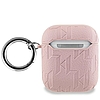 Karl Lagerfeld Monogram Karl & Choupette Head tok AirPods 1/2-hez - rózsaszín
