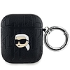 Karl Lagerfeld Monogram Karl Head tok AirPods 1/2-hez - fekete