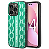 Karl Lagerfeld Monogram Stripe iPhone 14 Pro tok - zöld