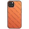 Karl Lagerfeld Perforated Allover - borító iPhone 13-hoz narancs (KLHCP13MPTLO)