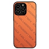 Karl Lagerfeld Perforated Allover - borító iPhone 13 Pro Max készülékhez narancssárga (KLHCP13XPTLO)
