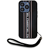 Karl Lagerfeld Saffiano Athleisure Stripes Cord iPhone 15 Pro Max tok - rózsaszín