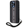 Karl Lagerfeld Saffiano Athleisure Stripes Cord iPhone 15 Pro Max tok - rózsaszín