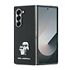Karl Lagerfeld Saffiano fémtűs tok Samsung Galaxy Z Fold 6-hoz, fekete
