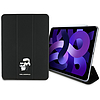Karl Lagerfeld Saffiano mágneses Karl & Choupette iPad Air 11" 2024 könyvtok - fekete