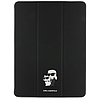 Karl Lagerfeld Saffiano mágneses Karl & Choupette iPad Air 13" 2024 könyvtok - fekete