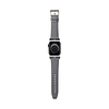 Karl Lagerfeld Saffiano monogram - Apple Watch szíj 38/40/41 mm ezüst (KLAWMSAKLHPG)