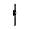 Karl Lagerfeld Saffiano monogram - Apple Watch szíj 42/44/45/49 mm ezüst (KLAWLSAKLHPG)