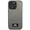 Karl Lagerfeld Saffiano Plaque tok iPhone 13 Pro Max 6.7"-hez, ezüst
