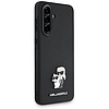 Karl Lagerfeld Saffiano tok K&C fém logóval Samsung Galaxy A56 készülékhez, fekete