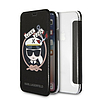 Karl Lagerfeld Signature csillámos iPhone X/Xs tok - fekete
