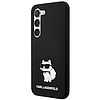Karl Lagerfeld Silicone Choupette tok Samsung Galaxy S24+ telefonhoz - fekete