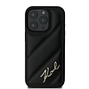 Karl Lagerfeld steppelt aláírás - tok iPhone 16 Pro készülékhez fekete (KLHCP16LPQDSMGK)