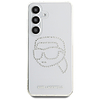 Karl Lagerfeld strasszos Karl fej logós tok Samsung Galaxy S25 átlátszó