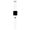 Karl Lagerfeld szilikon Choupette Heads szíj Apple Watch 38/40/41mm-hez - fehér