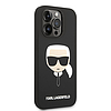 Karl Lagerfeld szilikon Ikonik Karl´s Head MagSafe - iPhone 14 Pro Max tok fekete (KLHMP14XSLKHBK)
