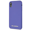 Karl Lagerfeld szilikon iPhone Xr tok - lila