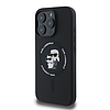 Karl Lagerfeld szilikon Karl&Choupette Heads Ring MagSafe tok iPhone 16 Pro Max készülékhez - fekete