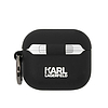 Karl Lagerfeld szilikon NFT Choupette Head 3D - AirPods 3 tok fekete (KLA3RUNCHK)
