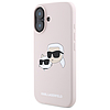 Karl Lagerfeld szilikontok fejpántos MagSafe iPhone 16-hoz - rózsaszín