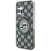 Karl Lagerfeld tok Karl&Choupette gombos tok Karl&Choupette fejek KL mintával MagSafe Samsung Galaxy S25 fekete