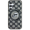 Karl Lagerfeld tok Karl&Choupette gombos tok Karl&Choupette fejek KL mintával MagSafe Samsung Galaxy S25 fekete
