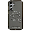 Karl Lagerfeld tok strasszokkal, Karl fej logóval, Samsung Galaxy S25 fekete