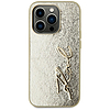 Karl Lagerfeld Wrinkled Metal Signature iPhone 15 Pro Max tok - arany