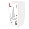 Kerámia LED-es fa hóemberekkel, 33,5 cm, 2x AA, meleg fehér, időzítő (DCLW31)