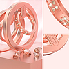 Kingxbar Katie sorozat stílusos mágneses tartó állvány okostelefonhoz rózsaszín