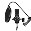 Kondenzátor mikrofon Puluz PU612B Studio Broadcast (PU612B)