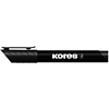 Kores K-Marker alkoholos marker fekete, kerek hegy 3-5mm