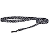 Kutyasétáltató póráz 1,5 m+hám kutyának fekete-fehér (DOG SET BLACK)