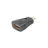 LANBERG HDMI(F)->HDMI MINI(M) ADAPTER FEKETE
