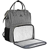 Laptop hátizsák / ebéd táska 15.6´´ Matein 1368 USB szürke