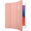 LAUT Huex Folio tok Apple Pencil tartóval iPad 10.2" 7 / 8 / 9 - Rózsaszín