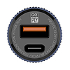LDNIO C510Q USB, USB-C Autós töltő + Lightning kábel (C510Q Lightning)