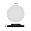 LED-es felületi lámpatest DIONI kerek, fekete, 15W, változtatható CCT-vel (ZM7153)