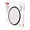 LED felületi lámpatest FLORI fekete, fehér, 18W, semleges fehér (ZM1404)