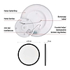 LED felületi lámpatest FLORI fekete, fehér, 18W, semleges fehér (ZM1404)