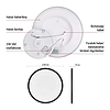 LED felületi lámpatest FLORI fekete, fehér, 22W, semleges fehér (ZM1405)