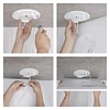 LED felületi lámpatest FLORI négyzet, fehér, 22W, semleges fehér (ZM1403)