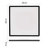 LED felületi lámpatest FLORI négyzet, fehér, 22W, semleges fehér (ZM1407)