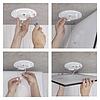 LED felületi lámpatest FLORI négyzet, fekete, 18W, semleges fehér (ZM1406)