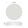 LED felületi lámpatest RORI kerek, fehér, 17W, CCT (ZM4400)