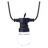 LED fényfüzér - 10x party égő, 5 m, kültéri és beltéri, többszínű (DCPM01)