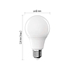 LED izzó Basic A60 / E27 / 12,4 W (75 W) / 1055 lm / Meleg fehér (ZL5F52)