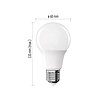 LED izzó Basic A60 / E27 / 9,4 W (60 W) / 806 lm / Meleg fehér (ZL5F42)