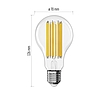 LED izzó Filament A70 / E27 / 18 W (150 W) / 2452 lm / Természetes fehér (ZF5D83)